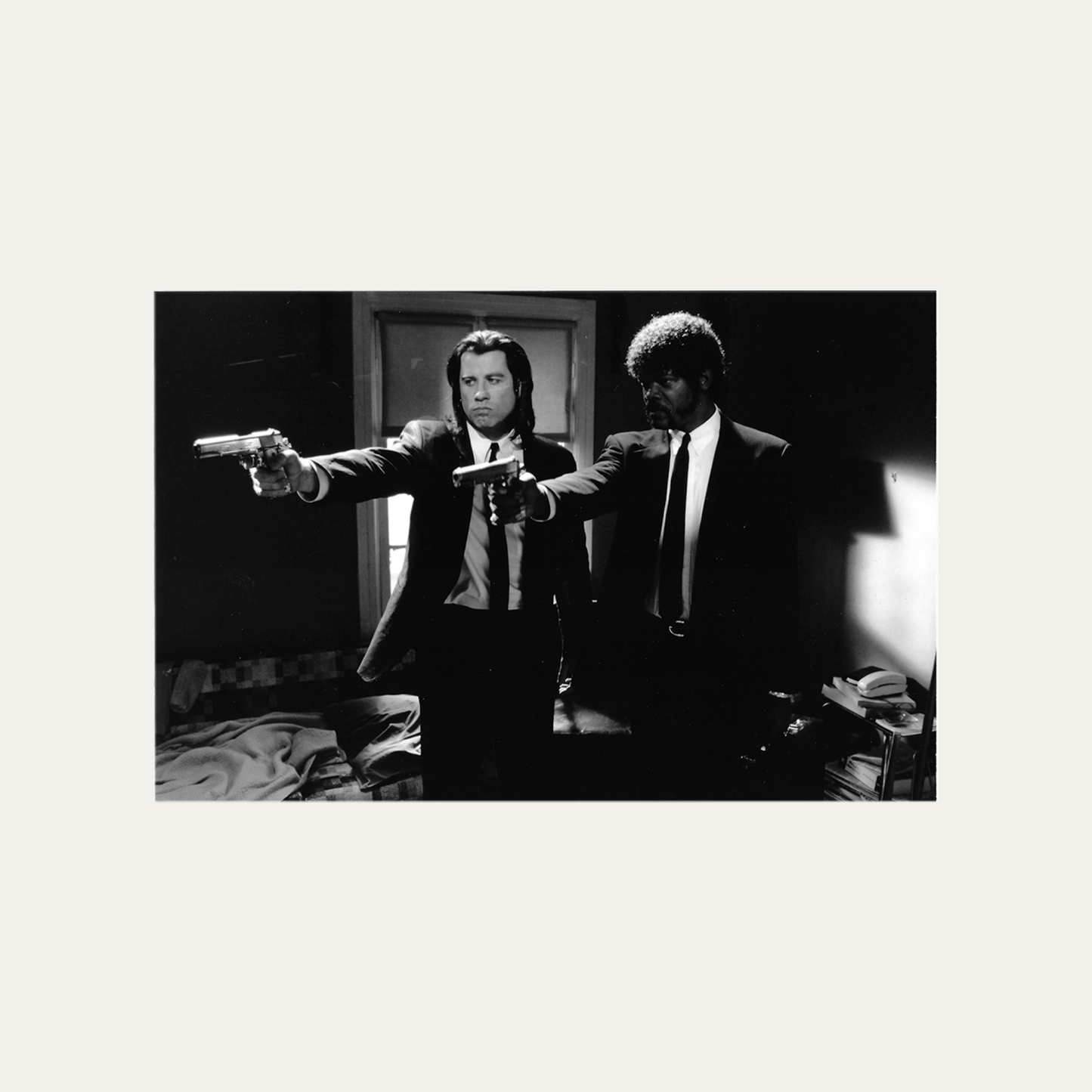Photo Pulp Fiction 1994 - Samuel L. Jackson & John Travolta