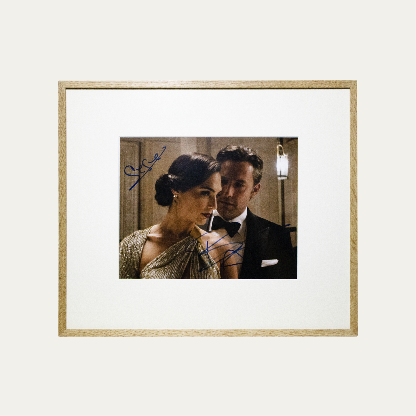 Signed Photo Batman vs Superman: Dawn of Justice 2016 - Gal Galot & Ben Affleck