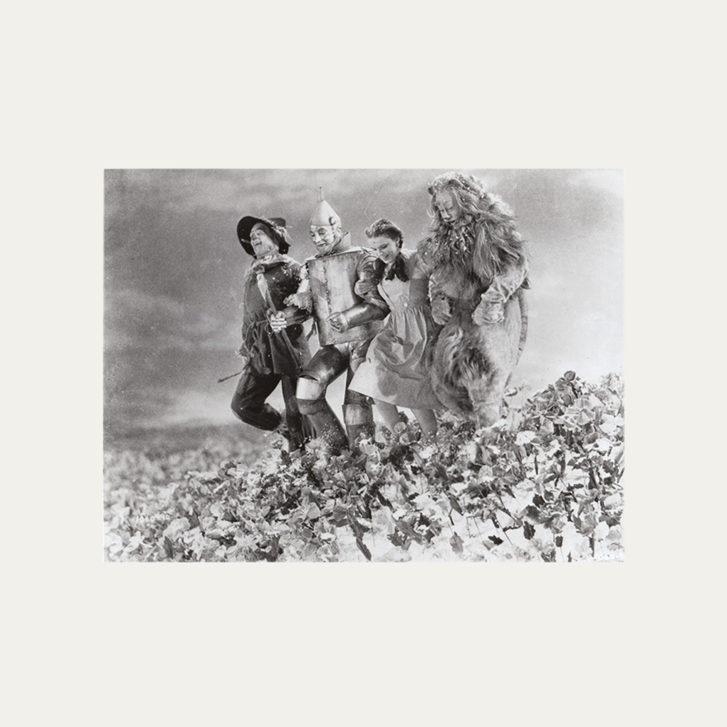 Photo The Wizard of Oz 1939 - Ray Bolger, Jack Haley, Judy Garland & Bert Lahr