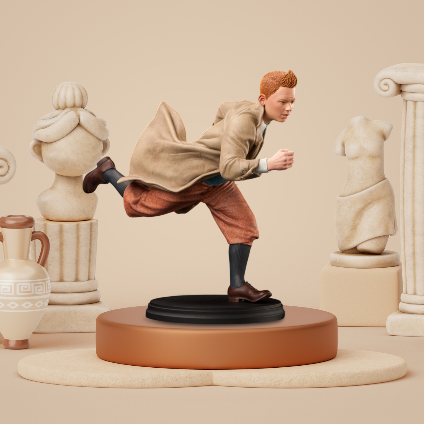 Statuette The Adventures of Tintin: The Secret of the Unicorn 2011 - Tintin