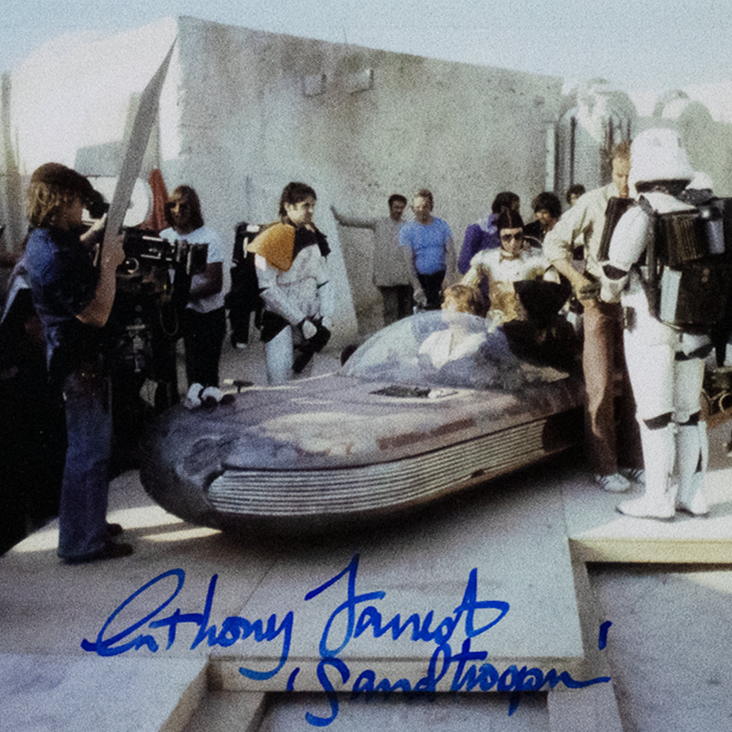 Signed Photo Star Wars: Episode IV - A New Hope 1977 - Sandtrooper Anthony Forrest
