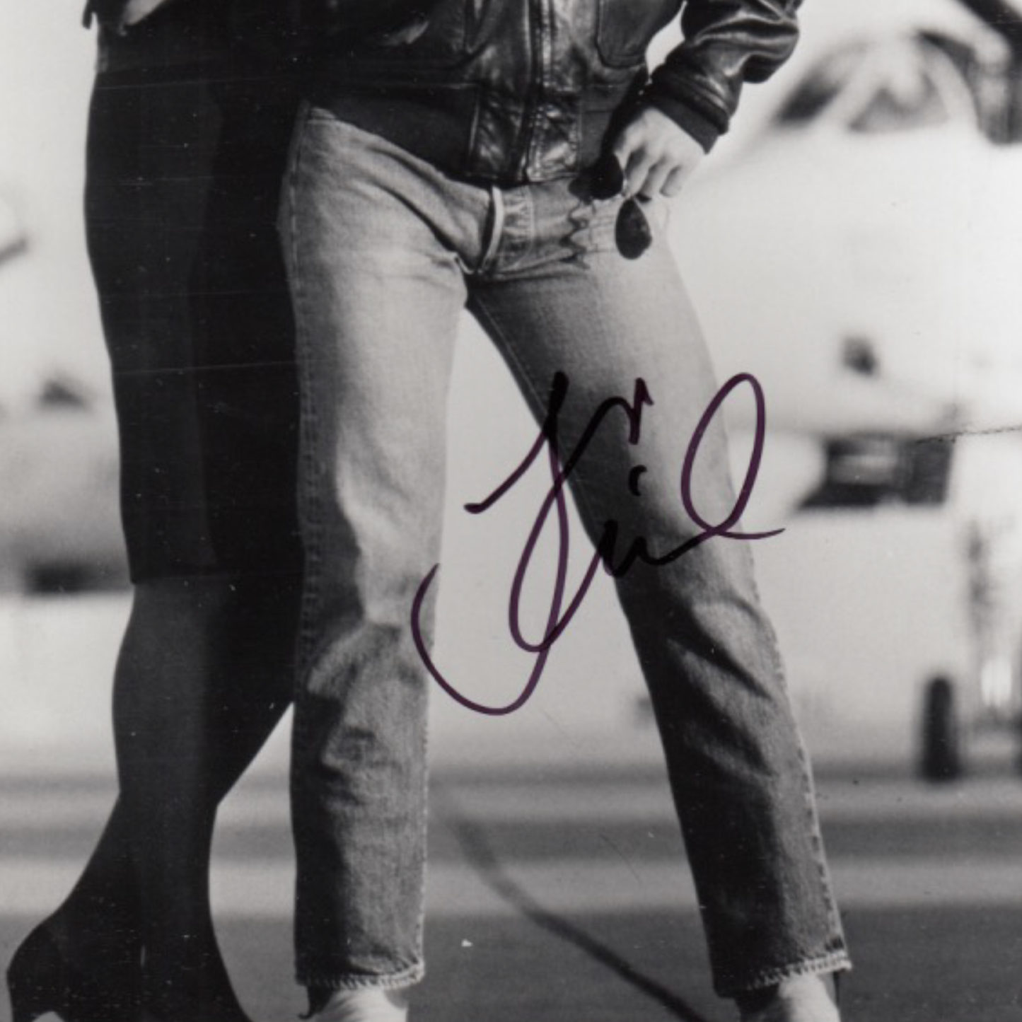 Signed Photo Top Gun 1986 - Tom Cruise and Kelly McGillis