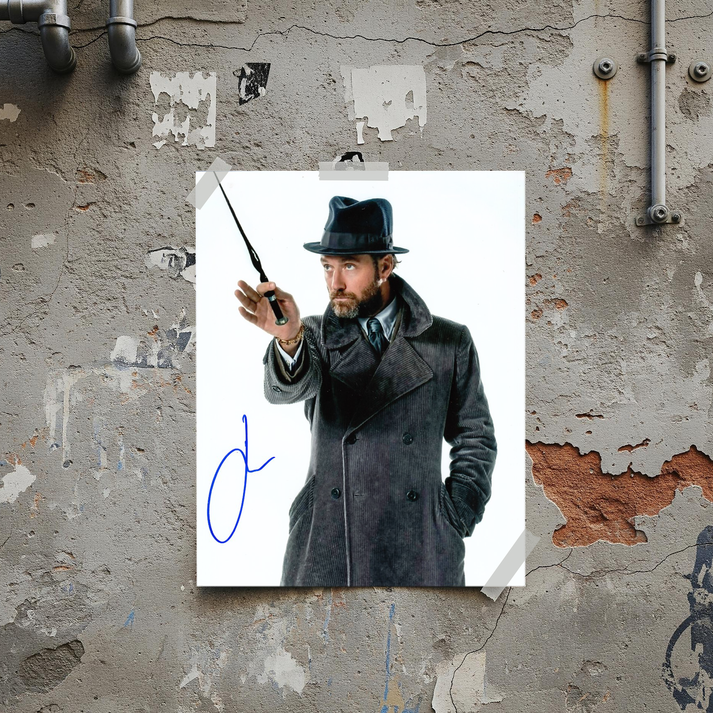 Signed Photo Fantastic Beasts: The Crimes of Grindelwald 2018 - Jude Law
