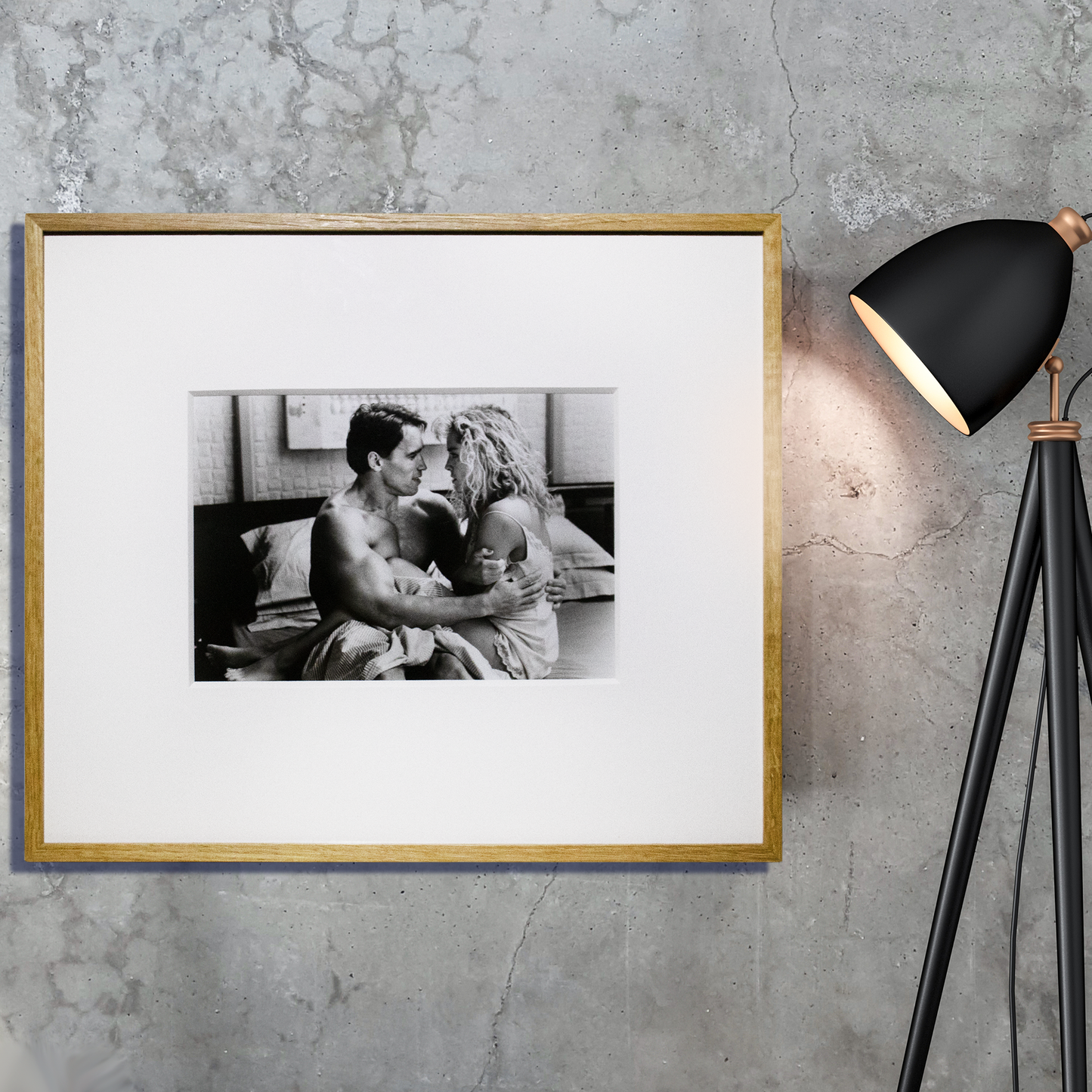 Photo Total Challenge 1990 - Arnold Schwarzenegger & Sharon Stone