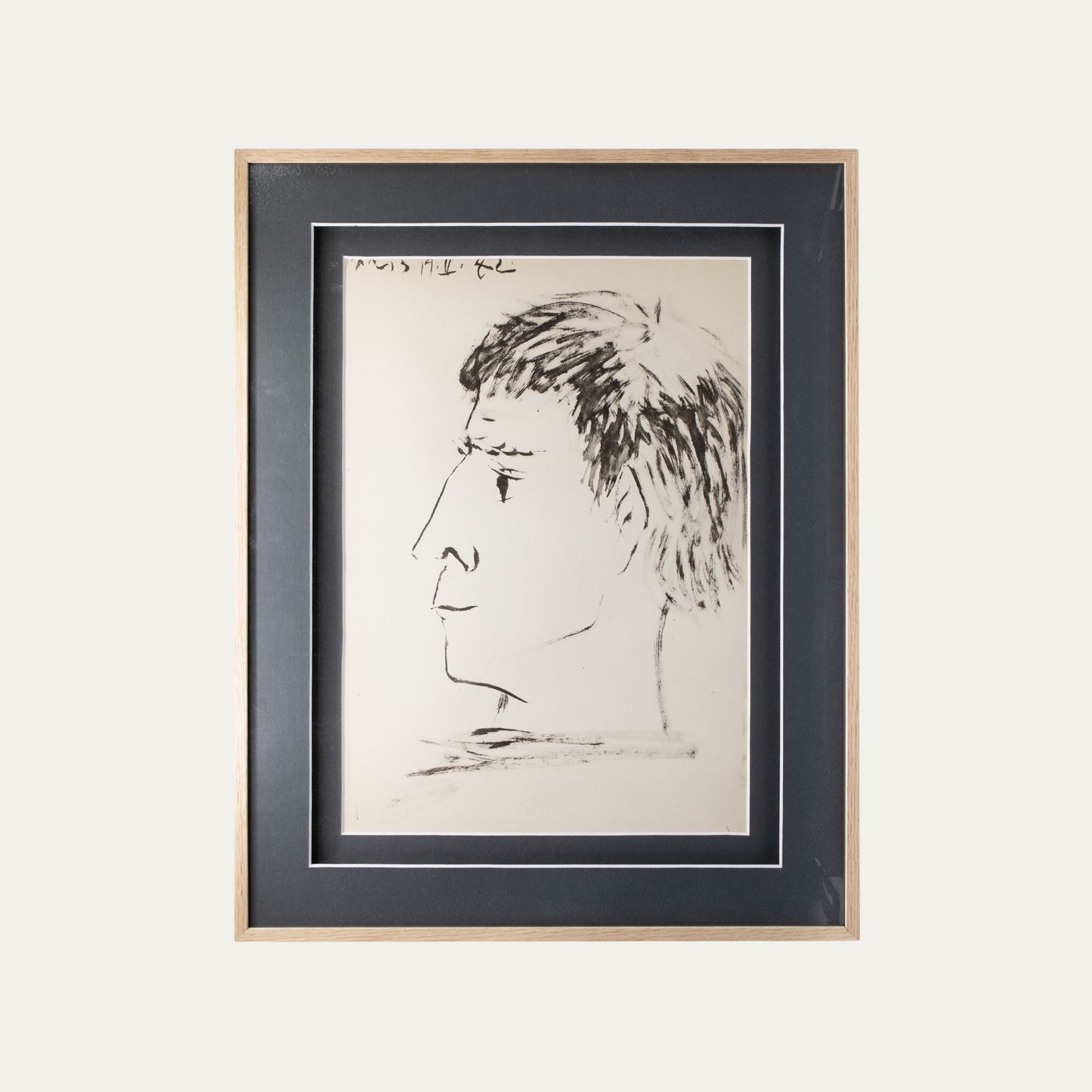 Profil d'un visage masculin