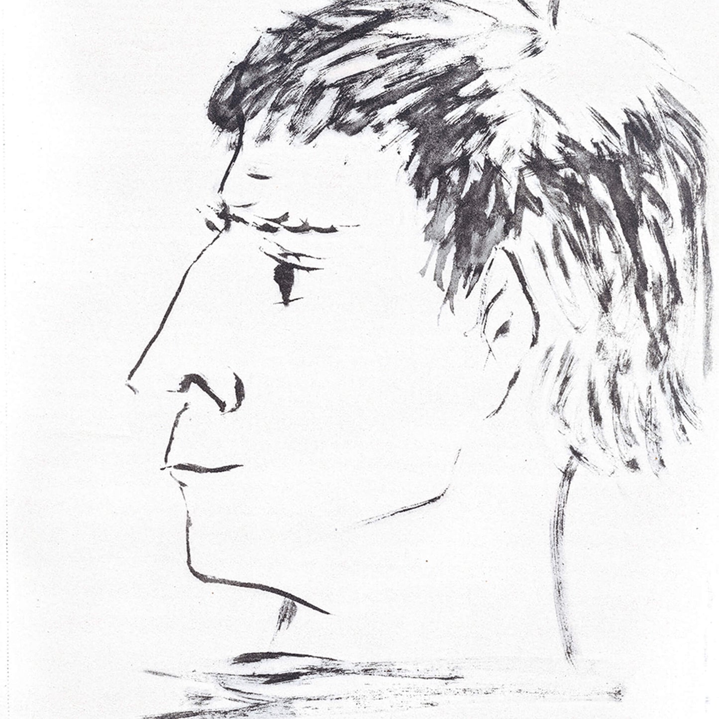 Profil d'un visage masculin