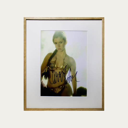 Signed Photo Star Wars Trilogy 1983 - Carrie Fisher