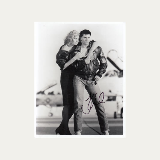 Signed Photo Top Gun 1986 - Tom Cruise and Kelly McGillis
