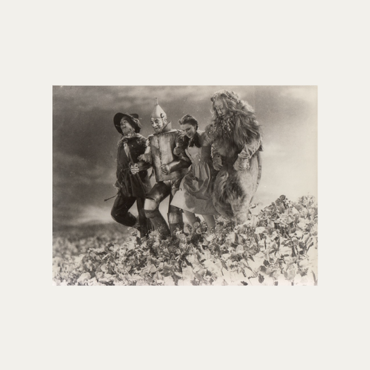 Photo The Wizard of Oz 1939 - Ray Bolger, Jack Haley, Judy Garland & Bert Lahr