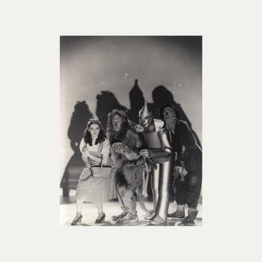 Photo The Wizard of Oz 1939 - Ray Bolger, Jack Haley, Judy Garland & Bert Lahr