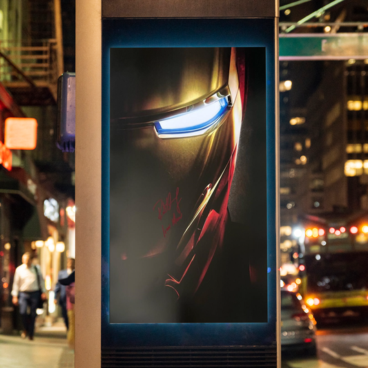 Signed Poster Ironman 2008 - Robert Downey Jr.