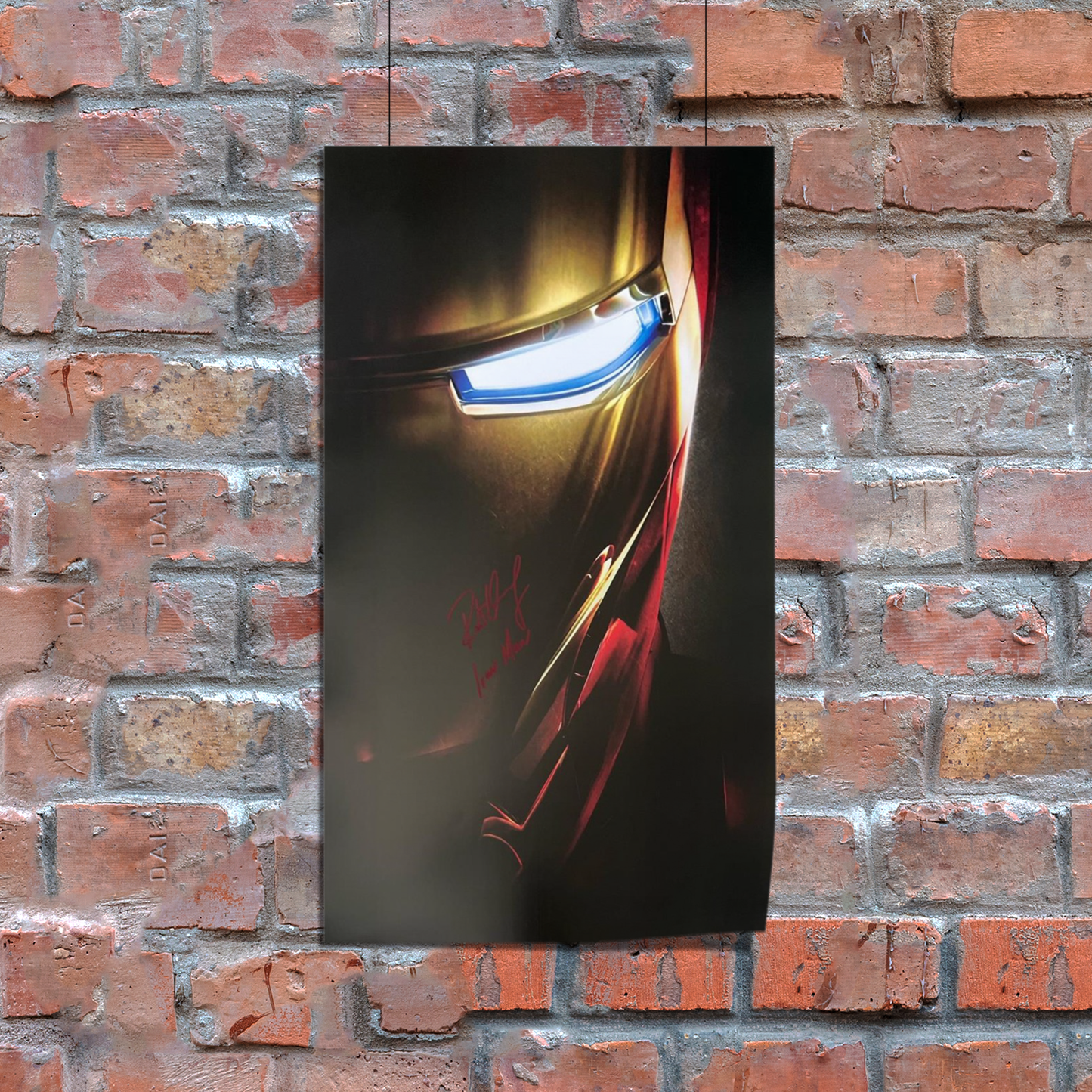 Póster firmado Ironman 2008 - Robert Downey Jr.