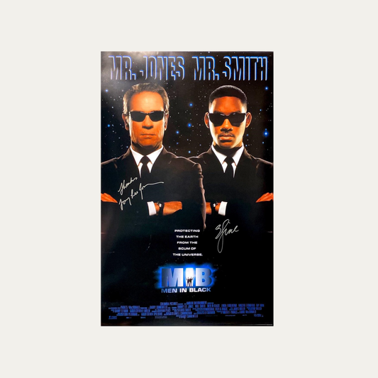 Signed Poster Men in black 1997 - Will Smith, Tommy Lee Jones