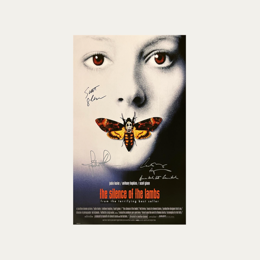 Signed Poster The Silence of the Lambs 1991 - Jodie Foster