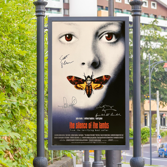 Signed Poster The Silence of the Lambs 1991 - Jodie Foster