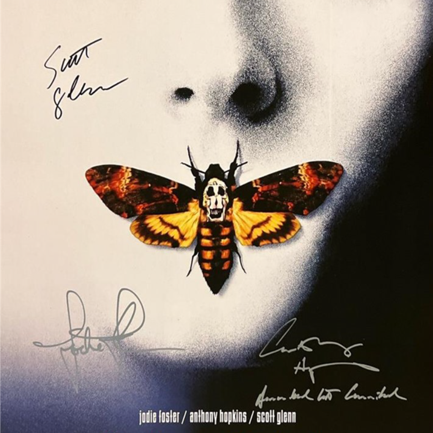 Signed Poster The Silence of the Lambs 1991 - Jodie Foster