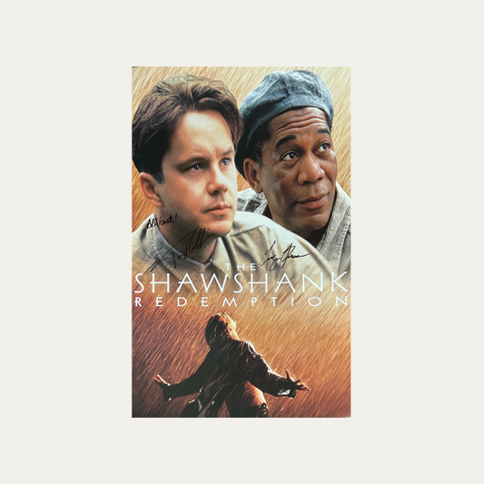 Signed Poster Life Sentence 1994 - Tim Robbins, Morgan Freeman