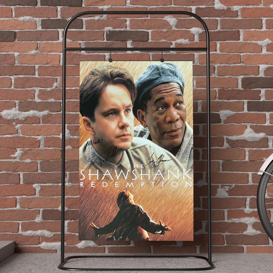 Signed Poster Life Sentence 1994 - Tim Robbins, Morgan Freeman