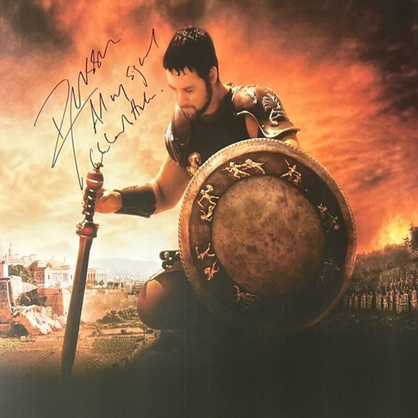 Signed Poster Gladiator 2000 - Russell Crowe