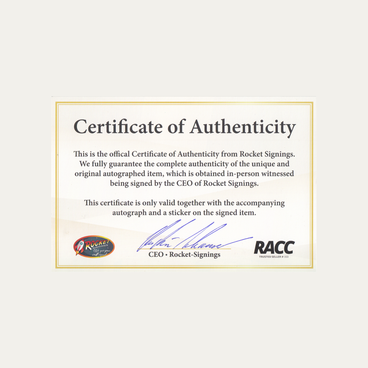 Lote 03: Fotografía firmada de El Señor de los Anillos 2001 - John Rhys-Davies