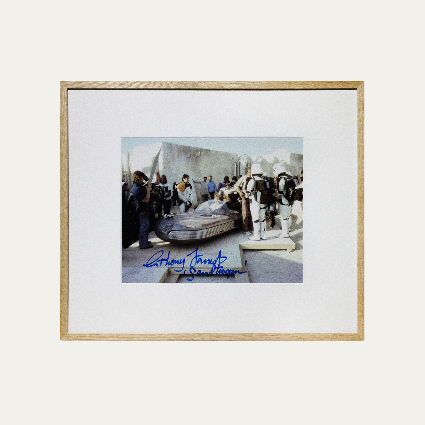 Lot 04: Signed Photo Star Wars: Episode IV - A New Hope 1977 - Sandtrooper Anthony Forrest