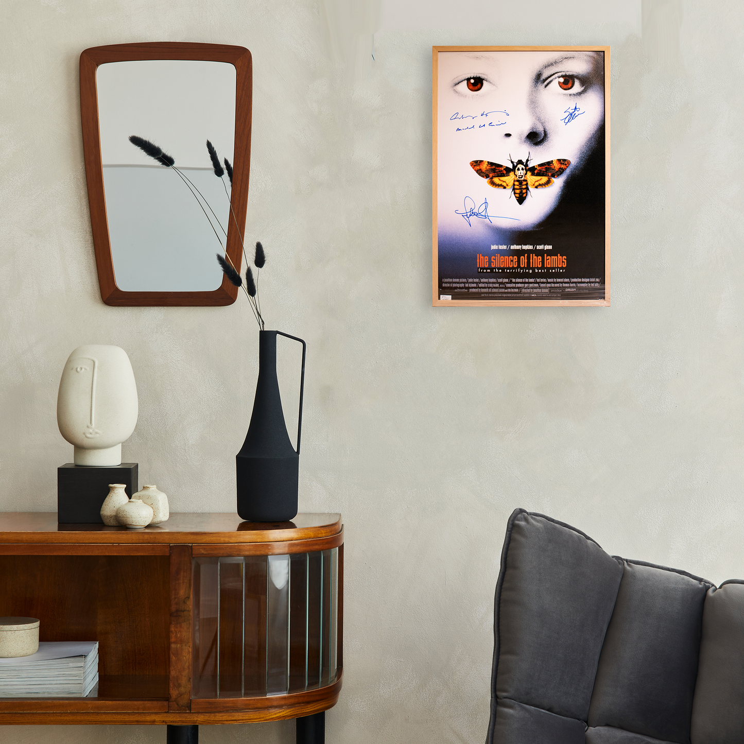 Lot 57: Signed Poster The Silence of the Lambs 1991 - Jodie Foster