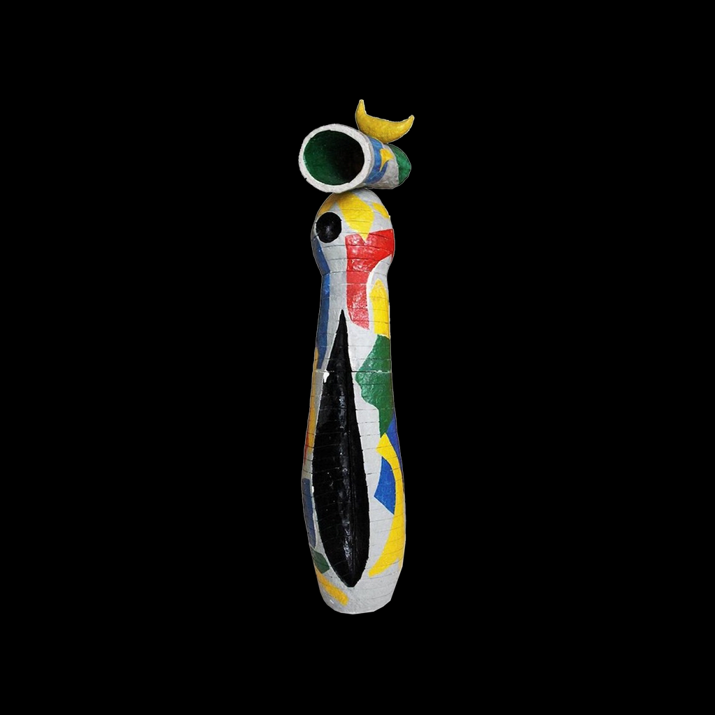 Model Woman and bird by Joan Miró