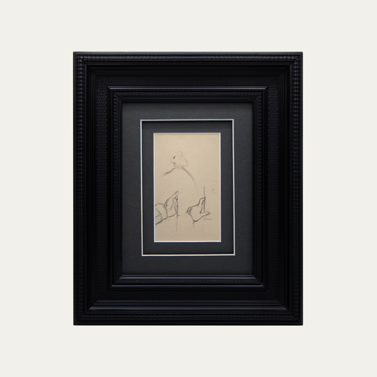 Boceto de manos y chula