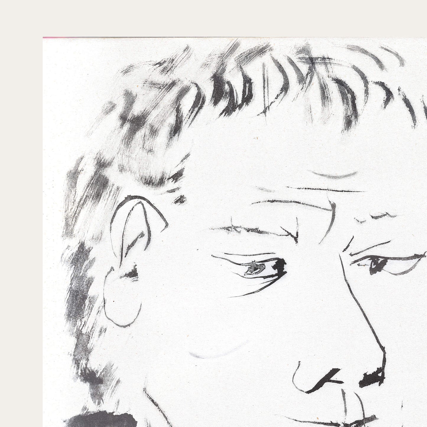 L’homme au visage géant