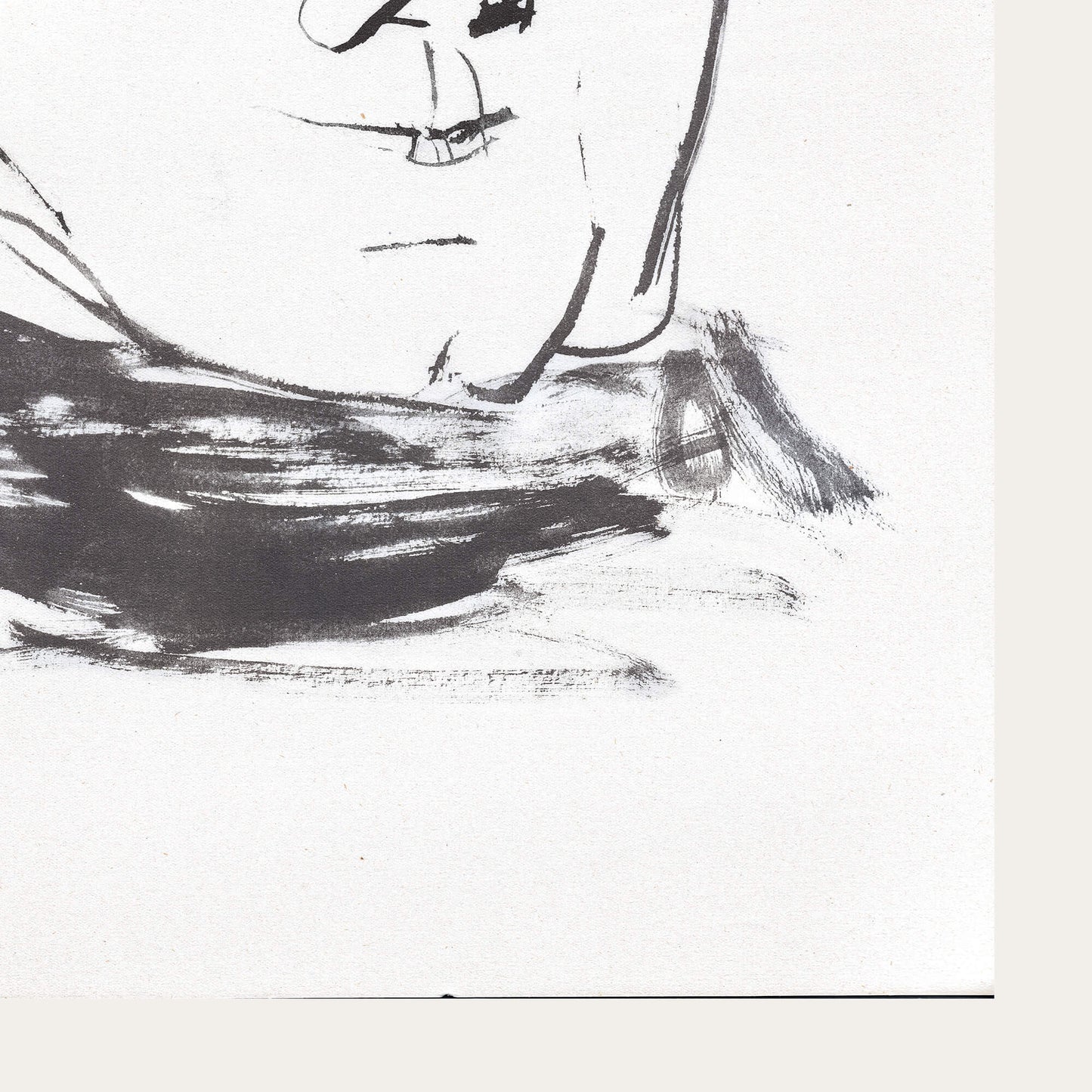 L’homme au visage géant