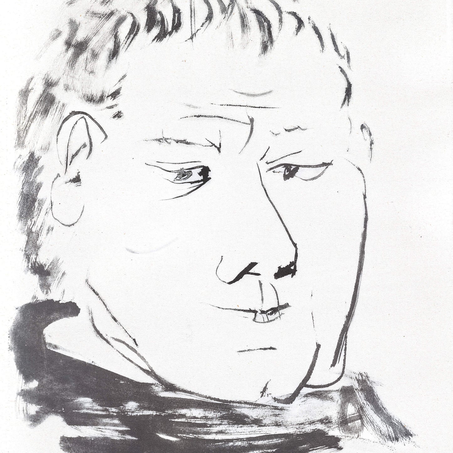 L’homme au visage géant
